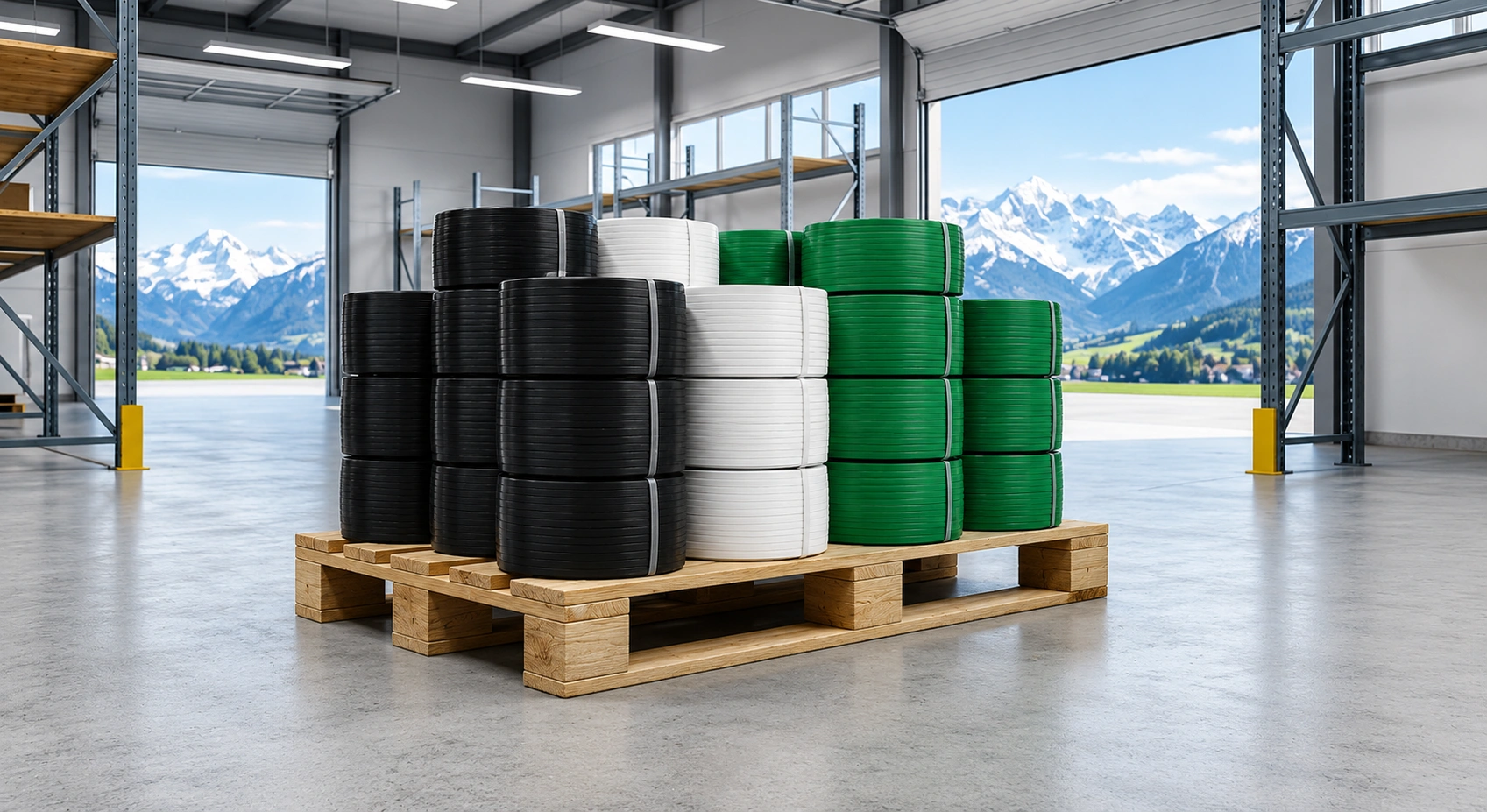 PP Strapping Band Exporter Switzerland — Greenstrix Industrial Packaging